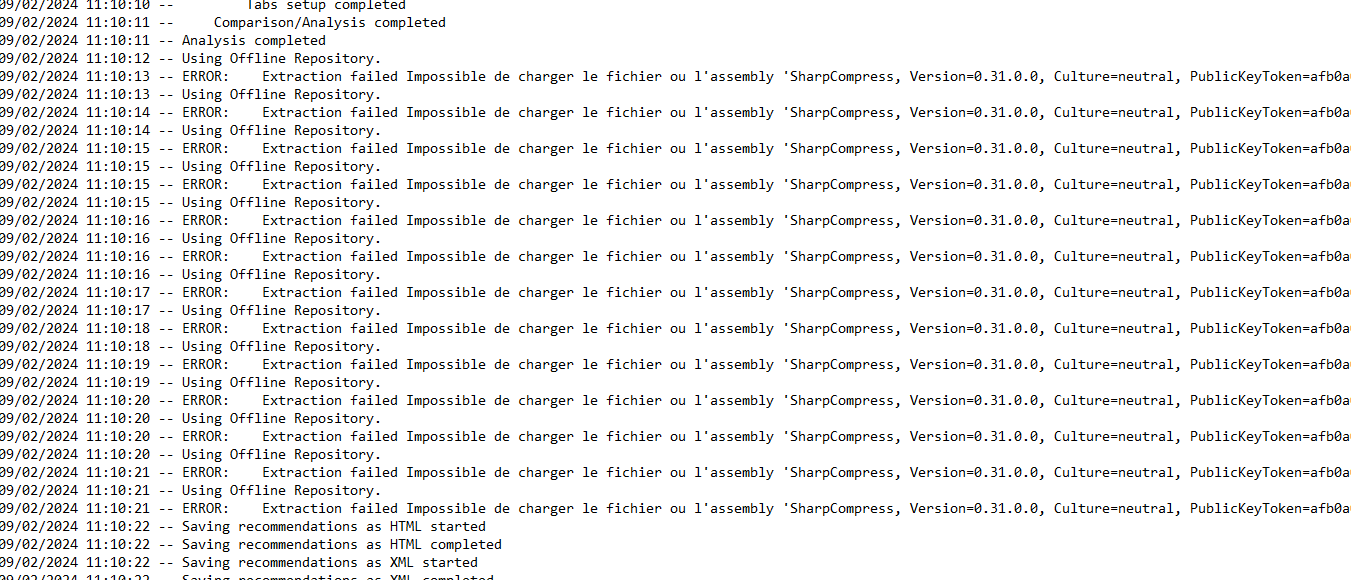 HPIA : Error Extraction failed Assembly Sharp Compress - HP Support ...