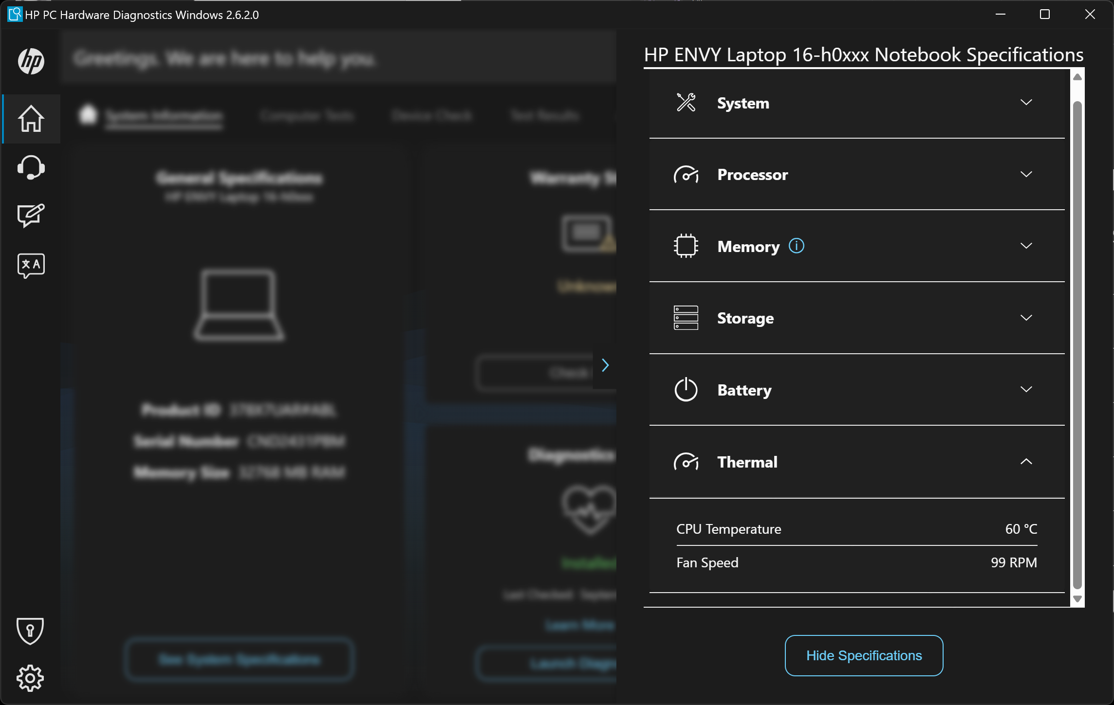 HP Envy 16 laptop running hotter, fans on all the time - HP Support ...
