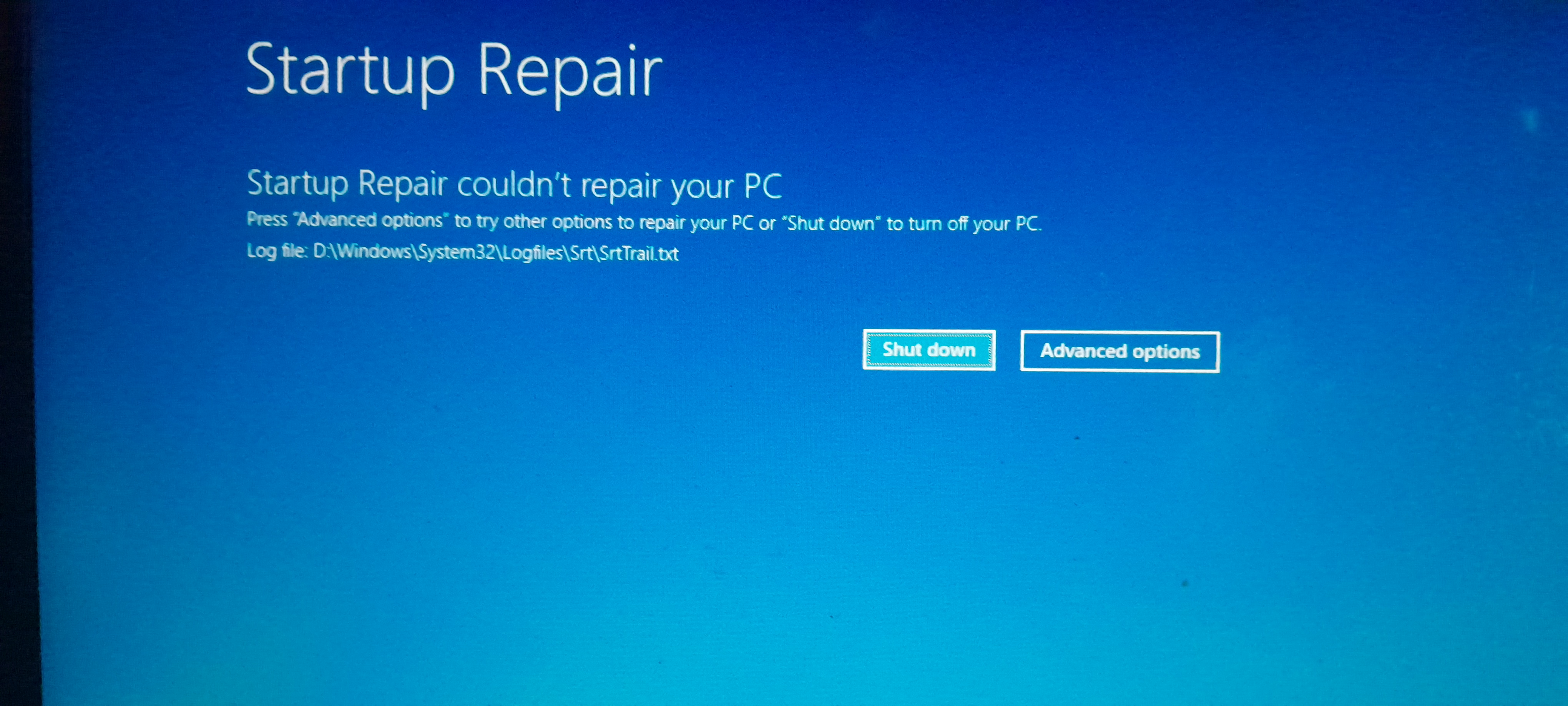 My Screen is Stuck on Choose an Option and also show F11 Sys... - HP ...
