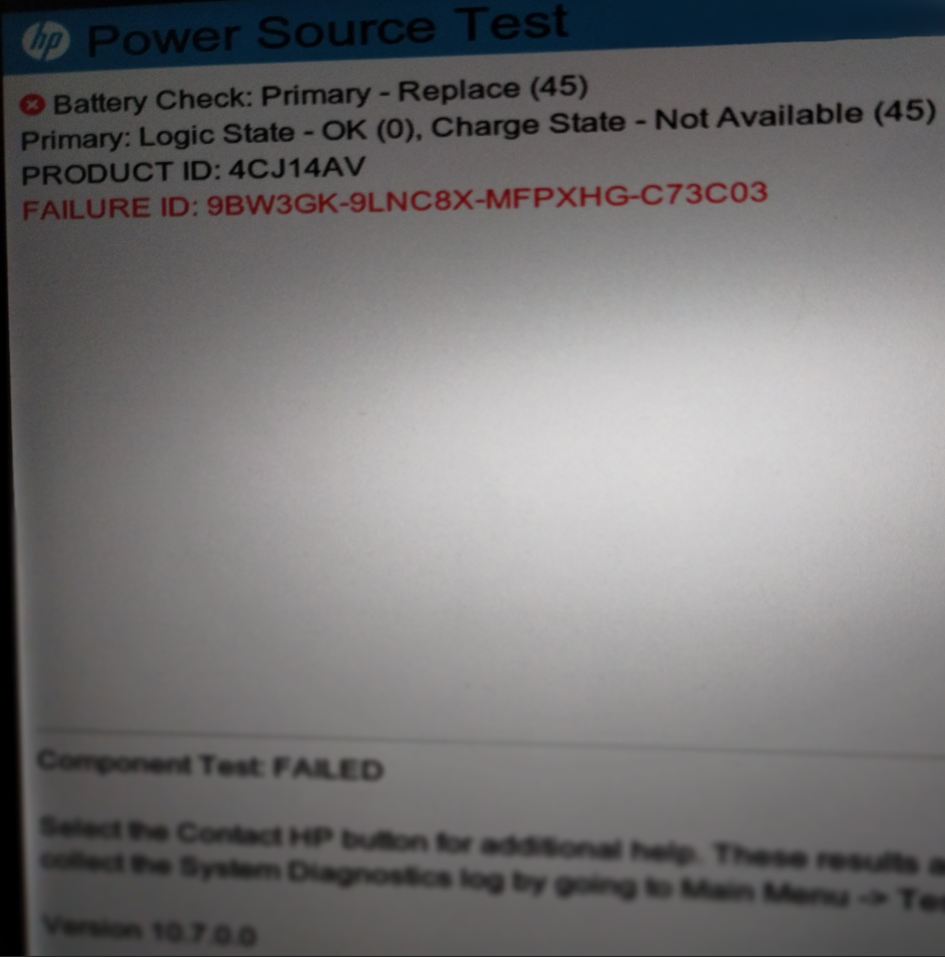 Solved: Power Source Test Failed on HP Spectre x360 - HP Support ...