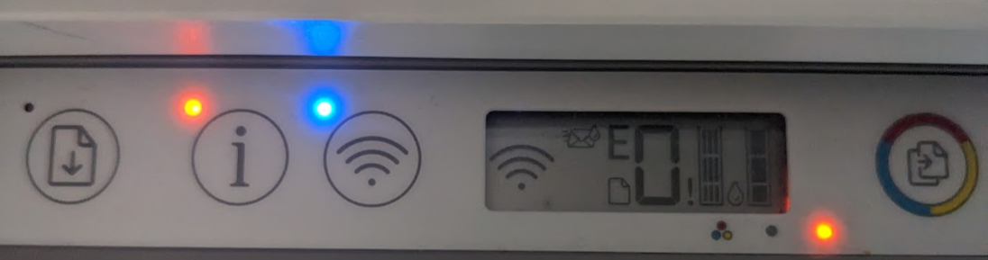Solved: My printer is showing an error message that I don't understa ...