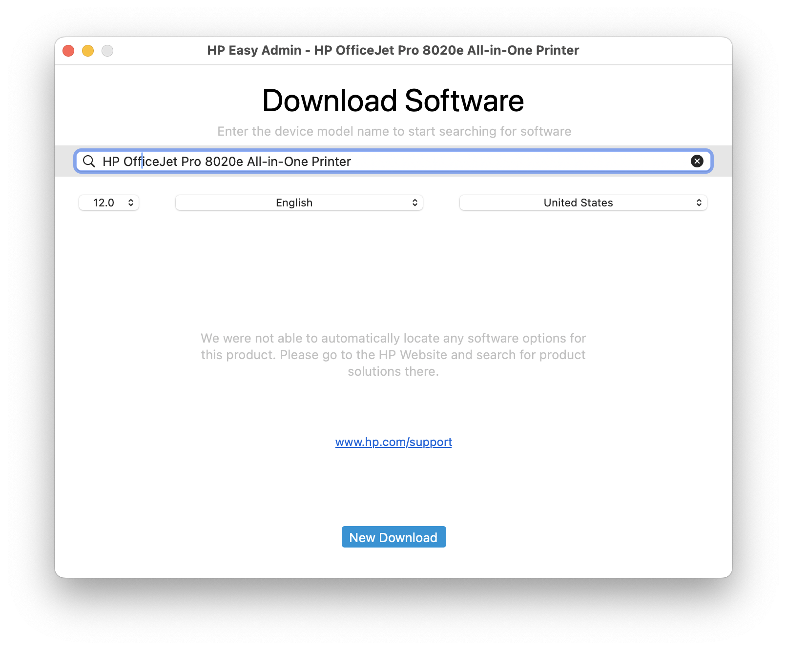 Solved: HP Start cannot find printer software for macOS Sequoia 15.0