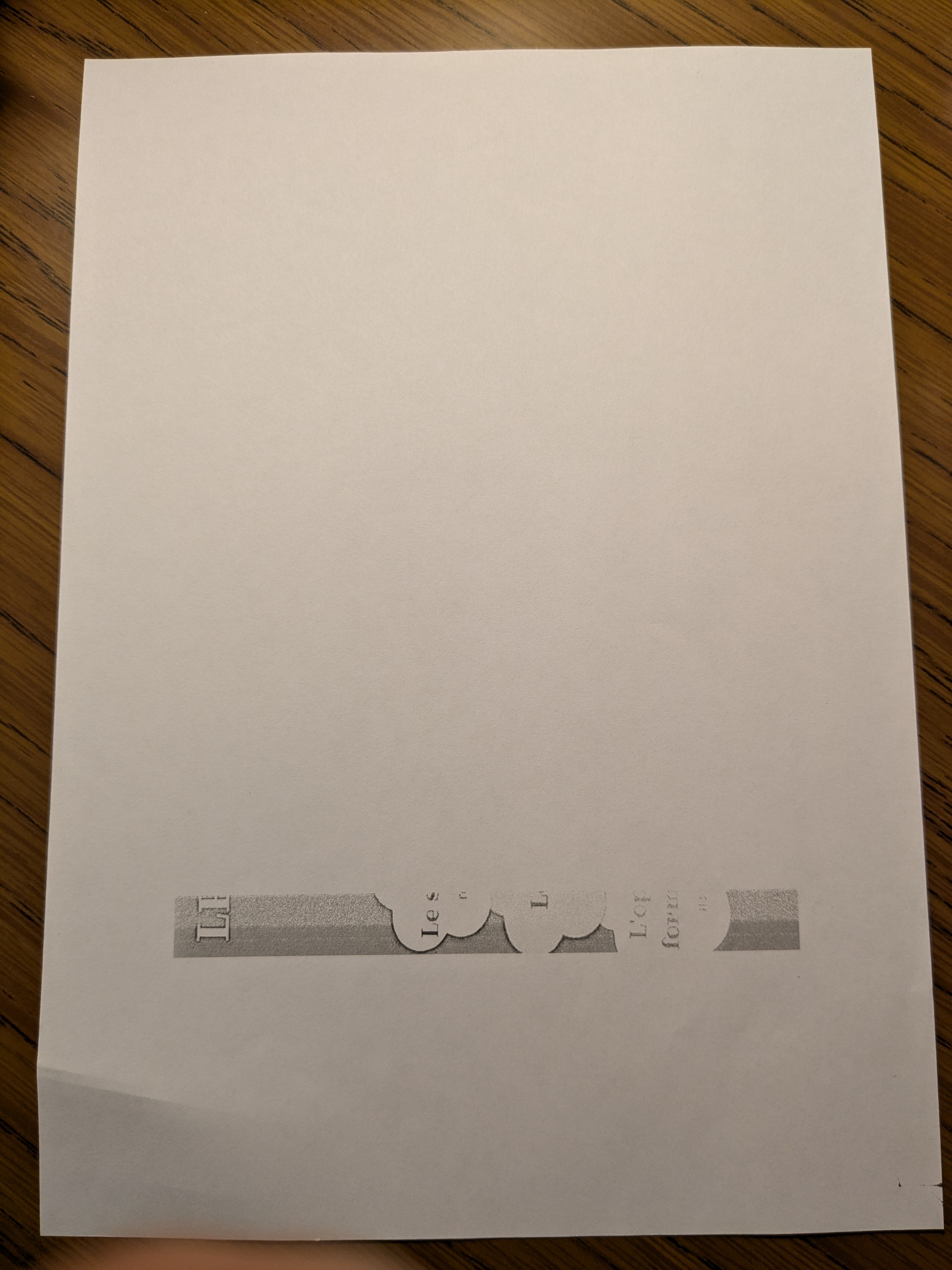 Officejet 250 printing only part of page - HP Support Community - 9235683