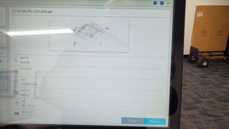 HP screen