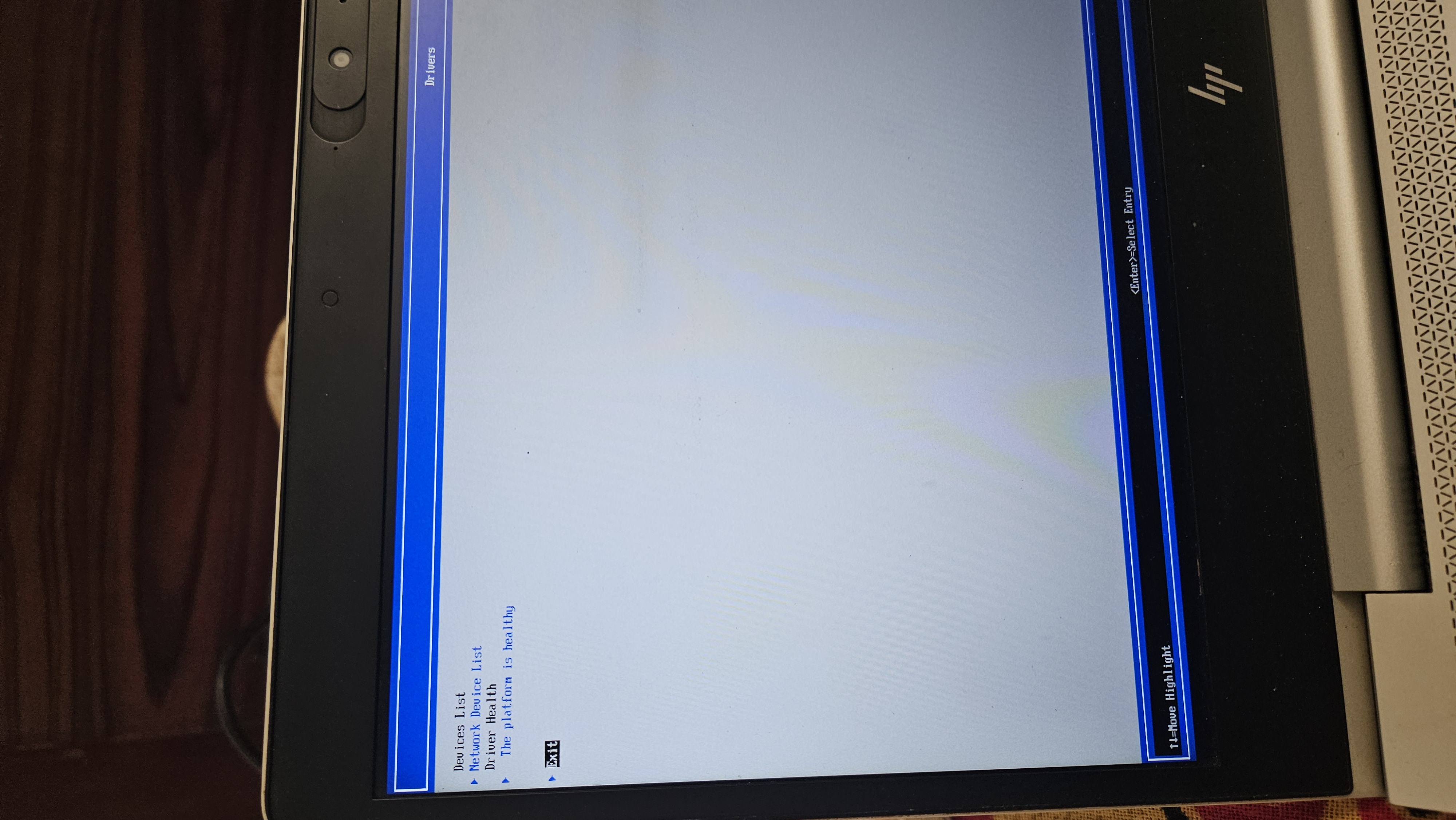 When I start my laptop it shows drivers screen and it stucks... - HP ...