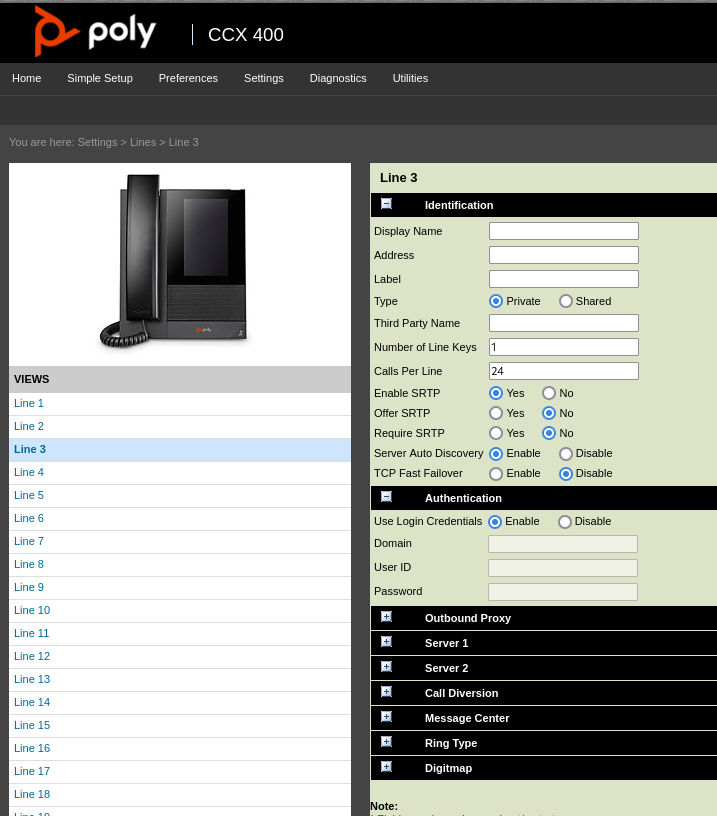 Poly CCX-400: cannot connect to sip server - HP Support Community - 9263076