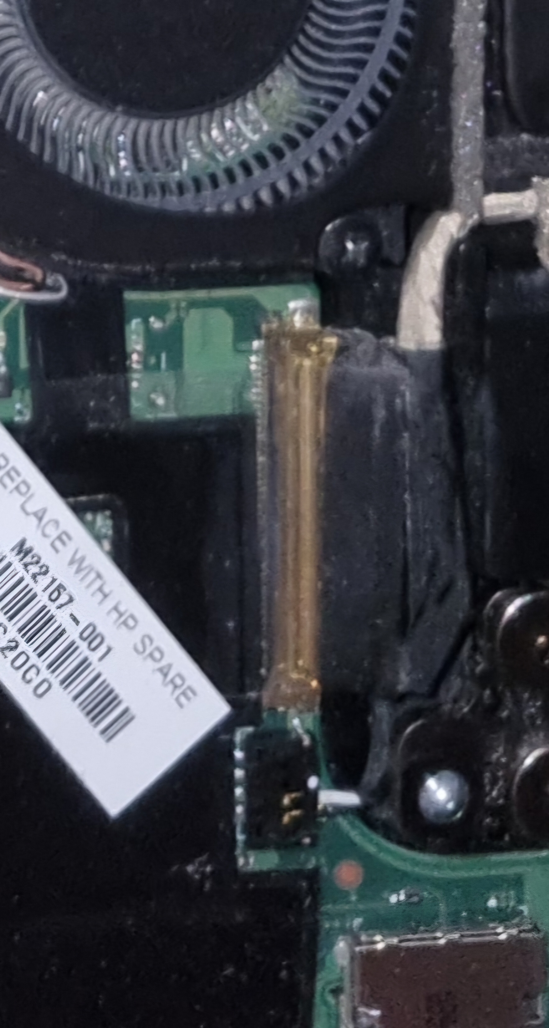 Solved: how do you unplug this ribben cable on the golden connector ...