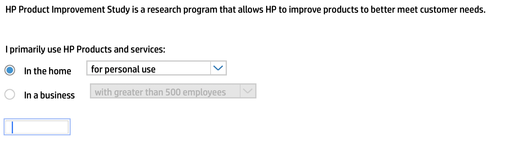 HP Product Development Study code - HP Support Community - 9289802