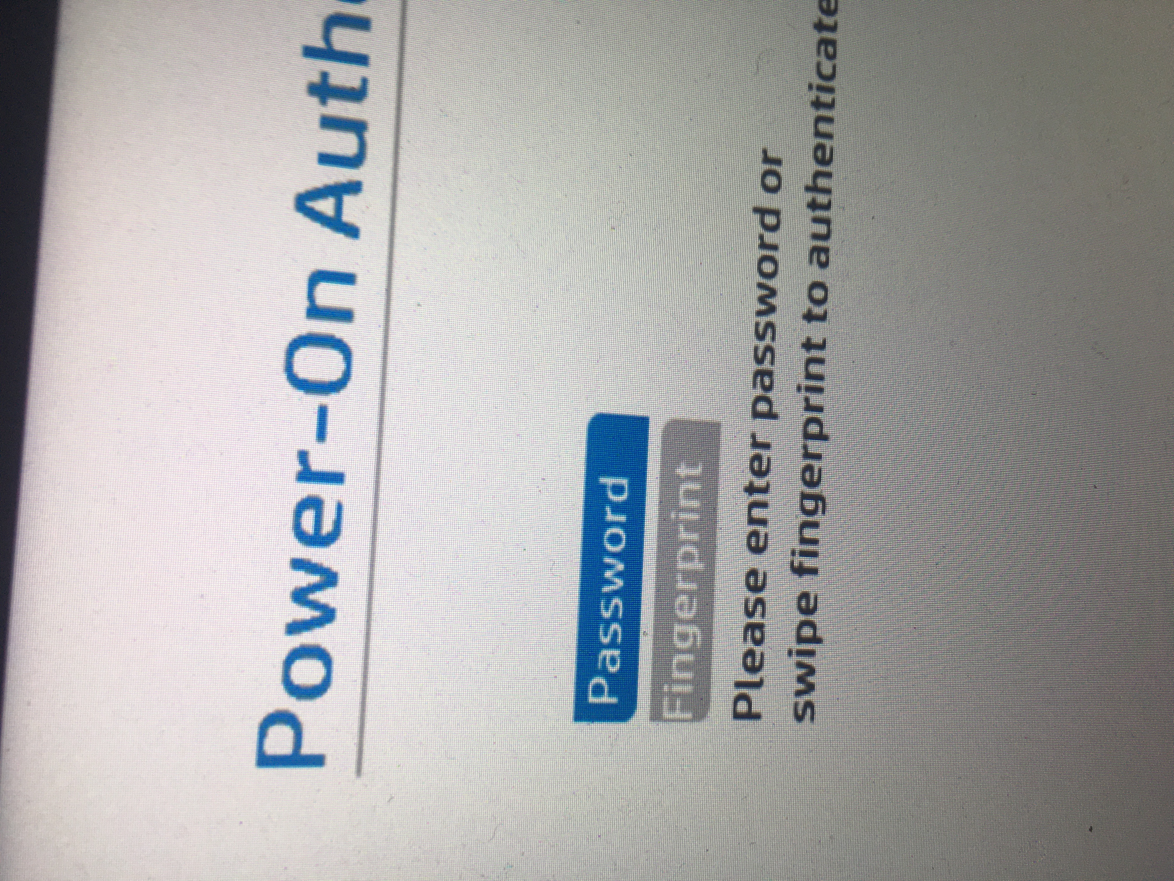 Power on authorization look how to remove it - HP Support Community ...