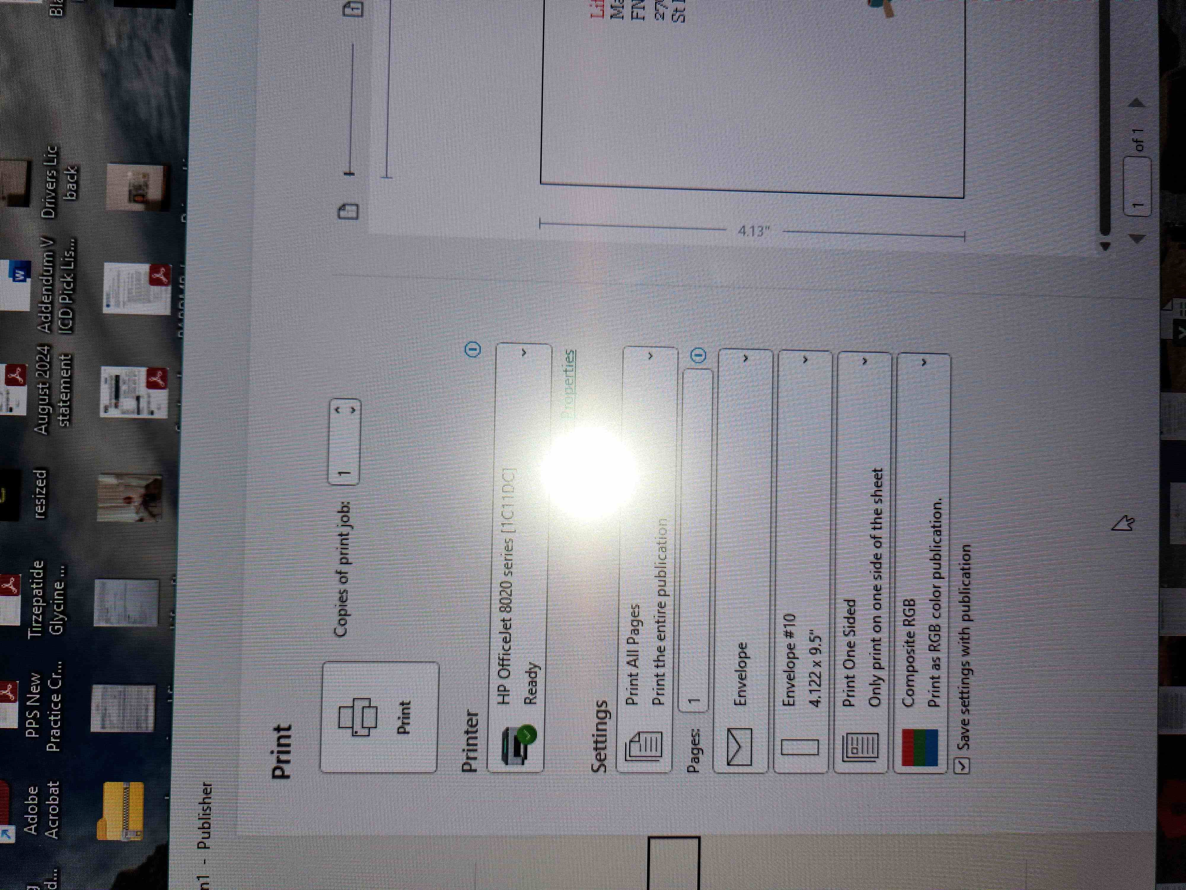 When I print my envelope, the lettering prints shakily and t