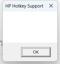 HP Hotkey Support