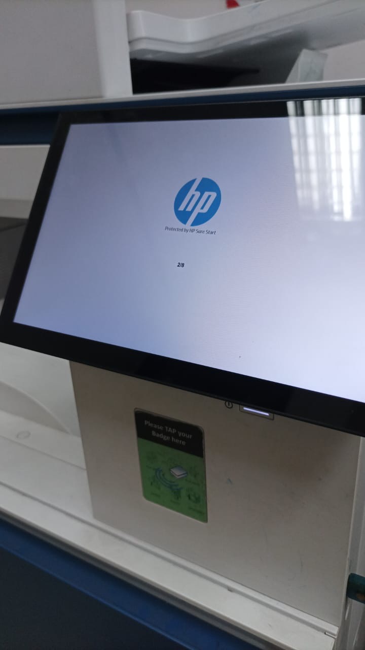 Hp laserjet e786 Display stuck 2/8 - HP Support Community - 9311914