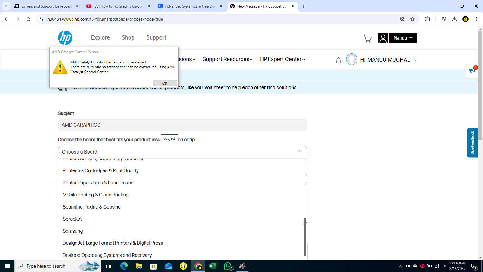Solved: AMD GARAPHICS - HP Support Community - 9315725