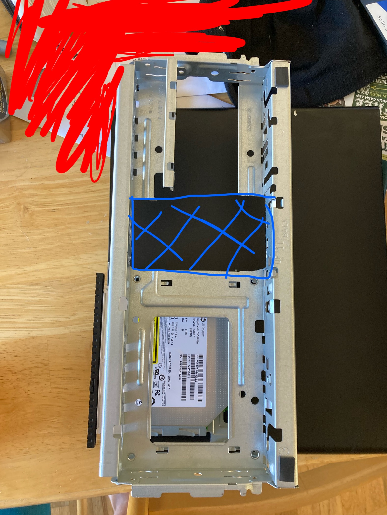 Lunette Avant HP 908749-001 Pour ProDesk 600 G3 MT - Ouverte Mais Jamais Utilisée