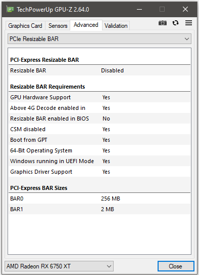Can't Enable Smart Access Memory - HP Support Community - 9328407