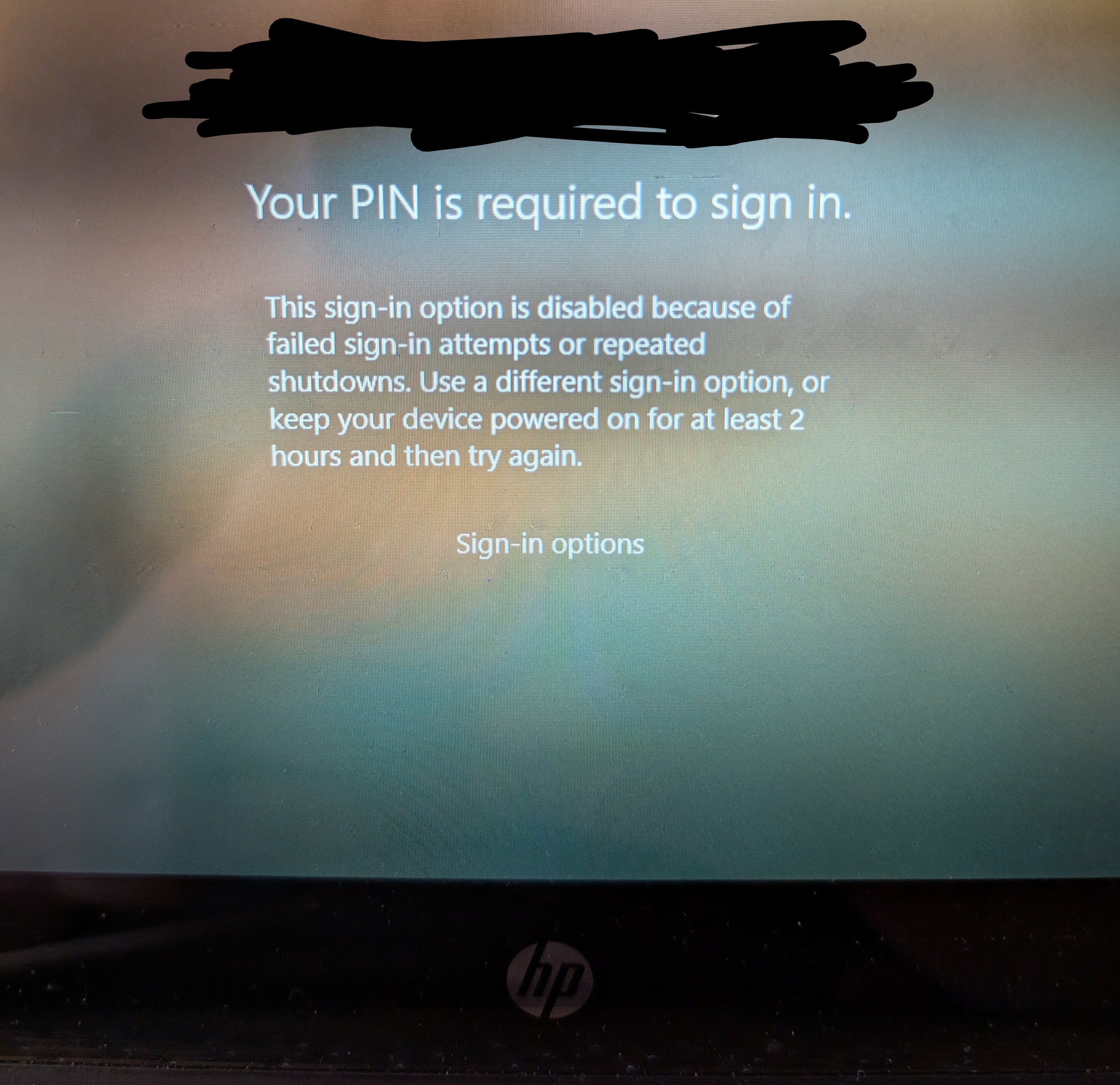HP Pav stuck on sign in screen - HP Support Community - 9336562