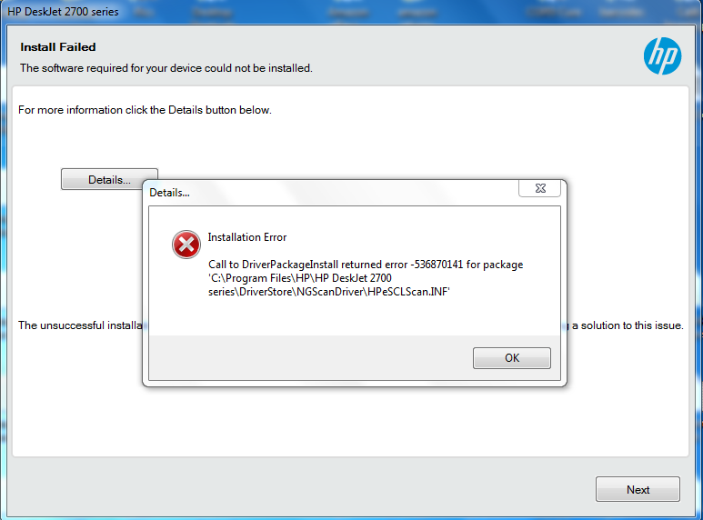 Deskjet printer will not install - HP Support Community - 9343790