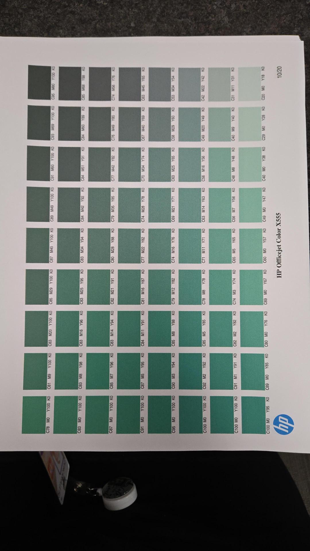 Green streak on the left side x555 - HP Support Community - 9363485
