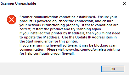 unable to scan - HP Support Community - 9368846