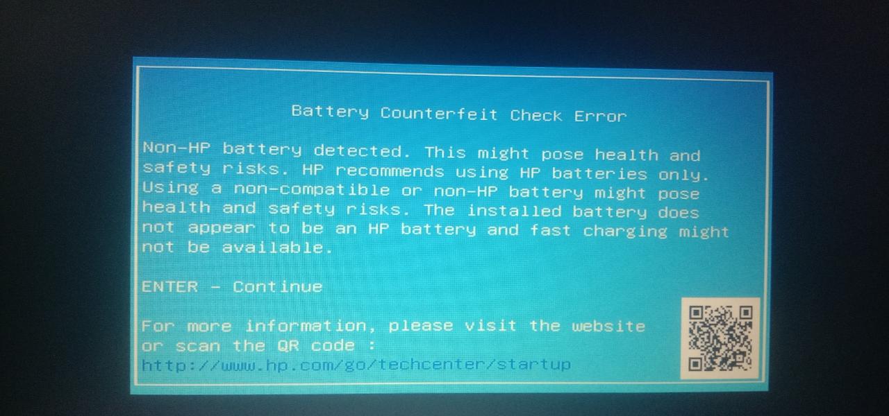 i want the solution for this, my batery in not get charge ev... - HP ...