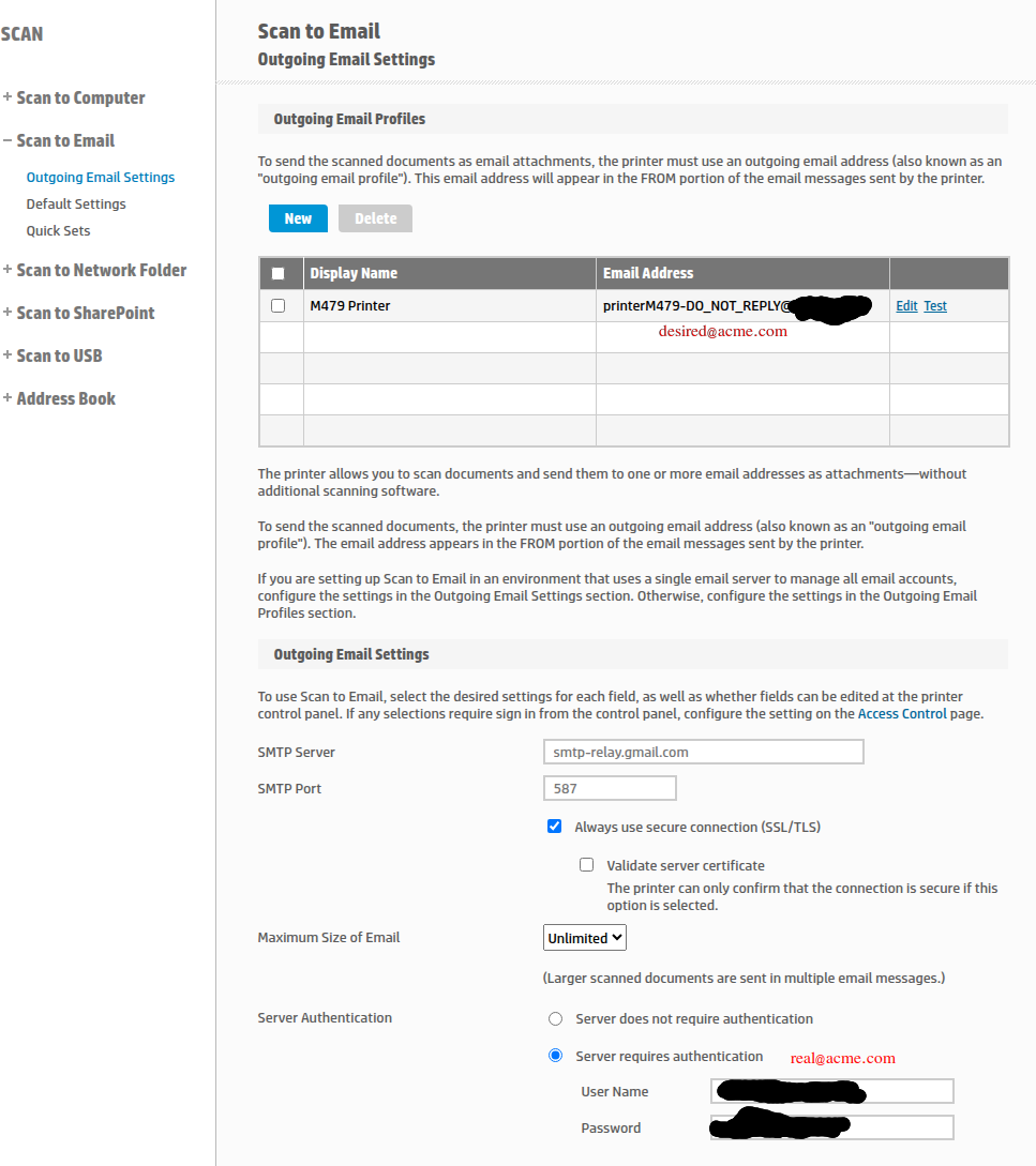Solved: scan to email wrong 'from' field - HP Support Community - 9371663