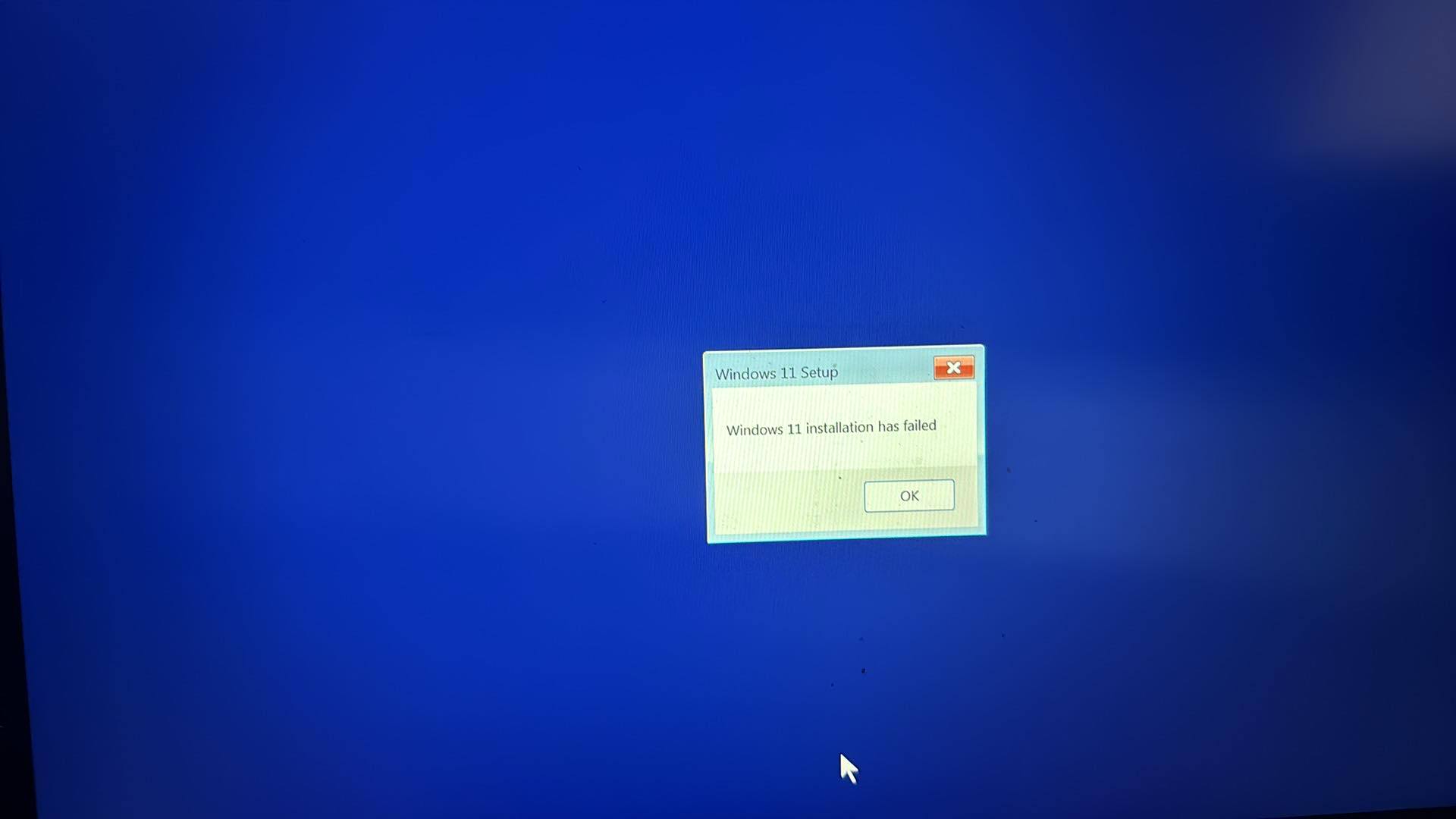 windows 11 installation has failed - HP Support Community - 9380505