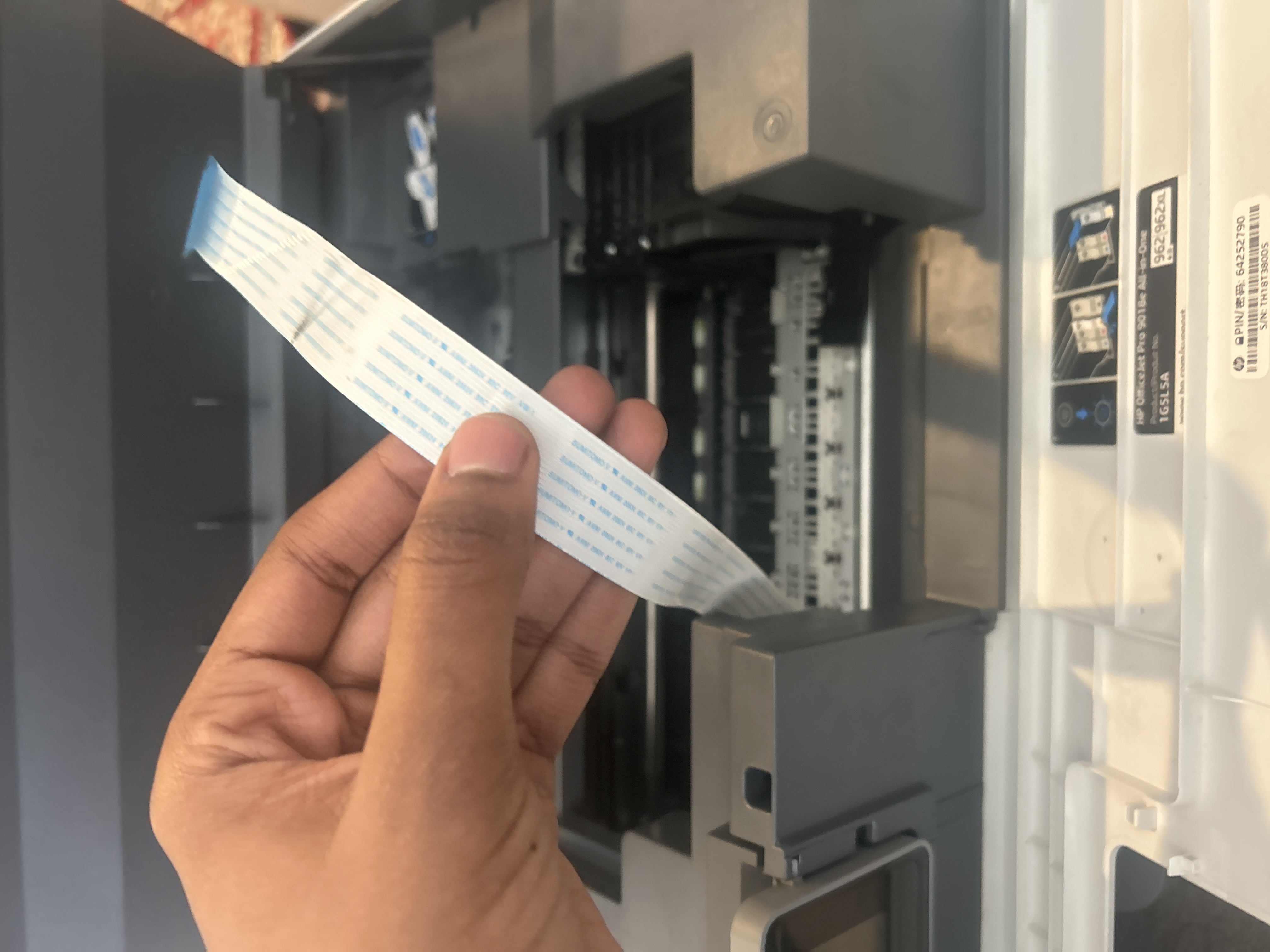 Office jet - 9018E … Issue (print carriage cannot move - HP Support ...