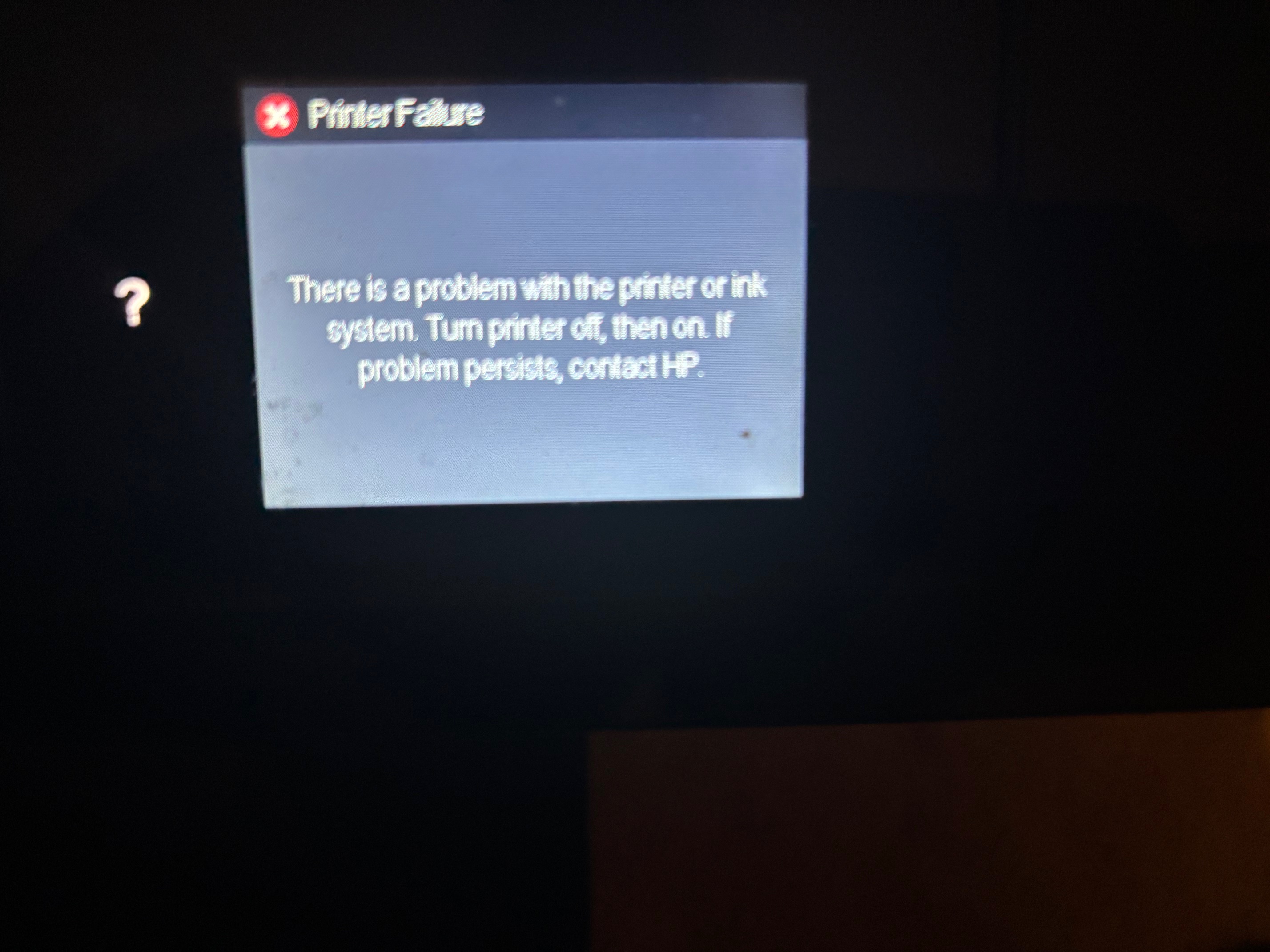 printer cartridge error - HP Support Community - 9392026