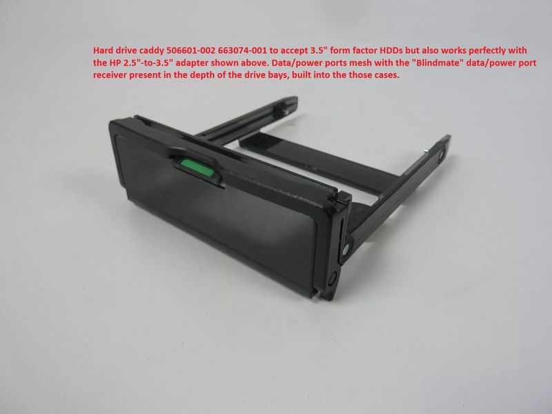 Adapter works with these drive bay ''drawers'' perfectly