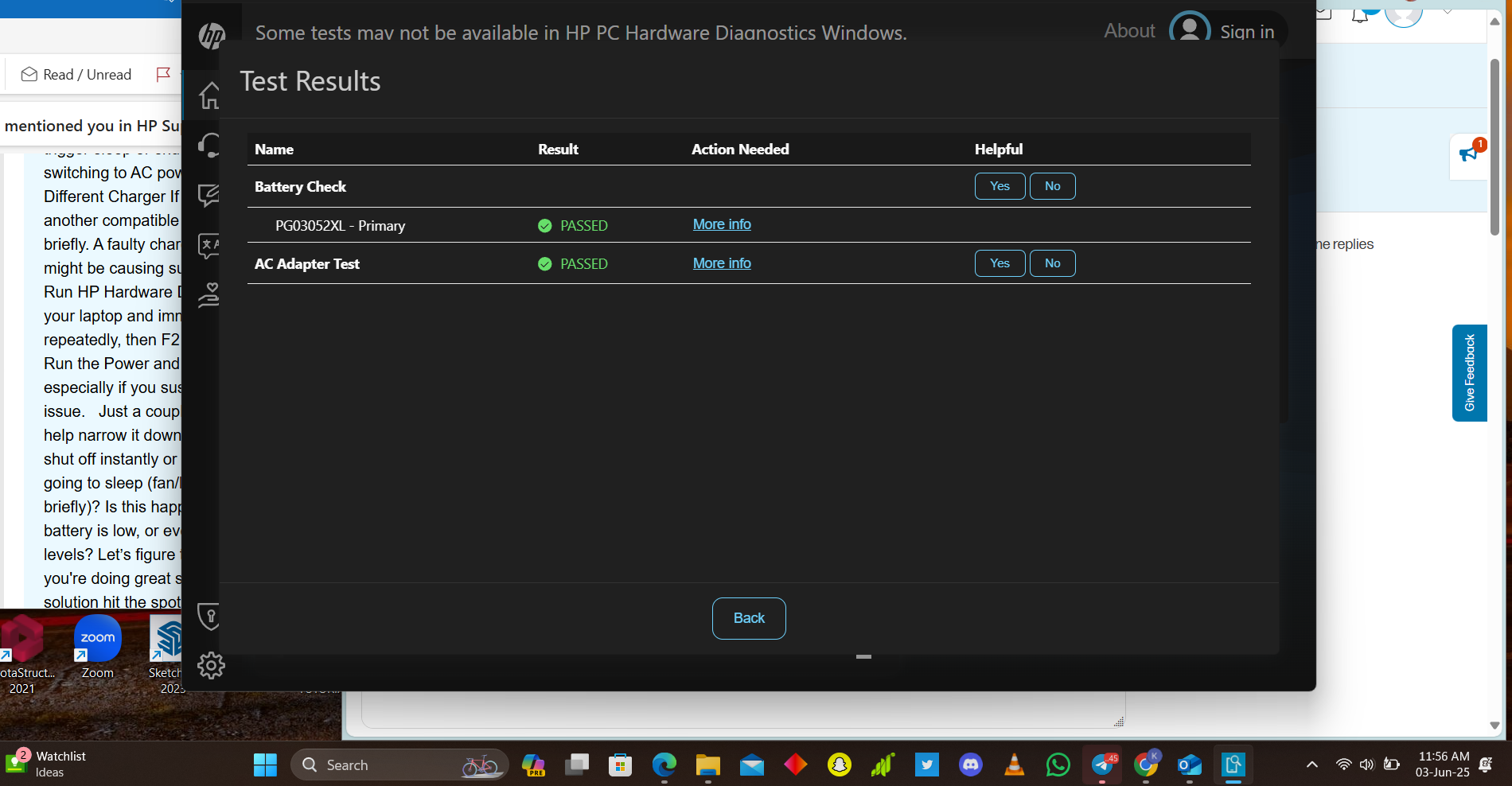 power issue - HP Support Community - 9403558