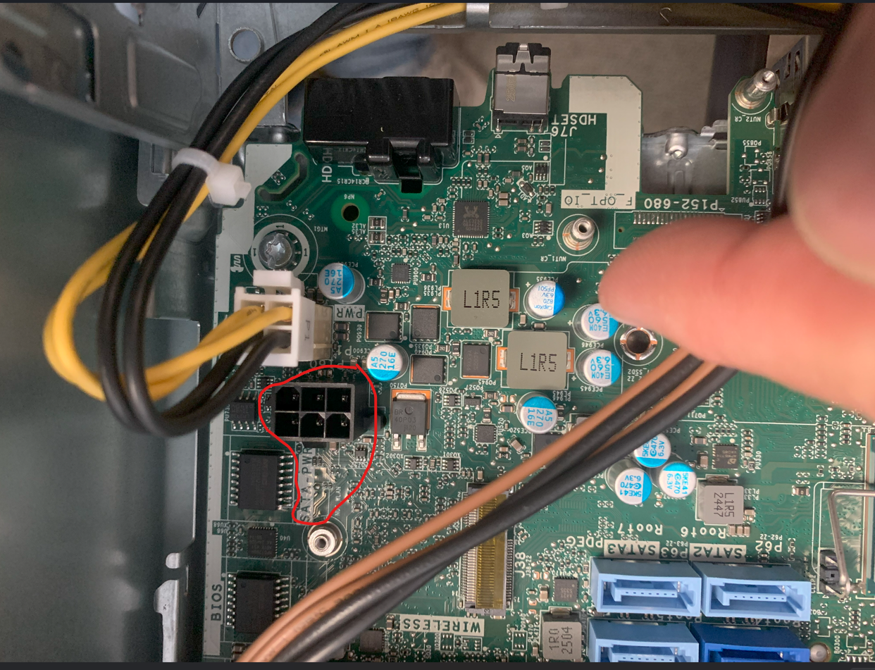Solved: HP Elite SFF 800 G9 power supply has no molex connectors