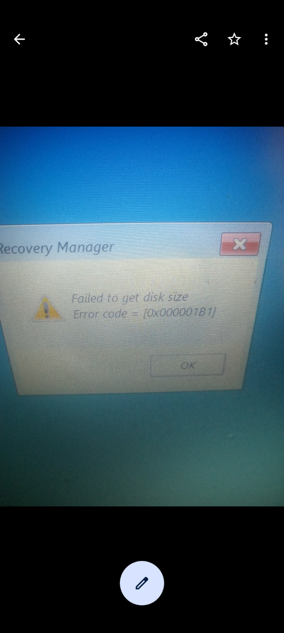 HP Recovery tool - HP Support Community - 9465444