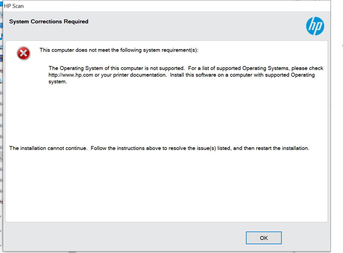 HP Drivers gives windows compatibility error - HP Support Community ...