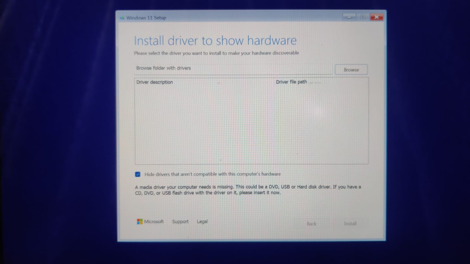 Missing Driver During Win11 Clean Install - HP Support Community - 9498920