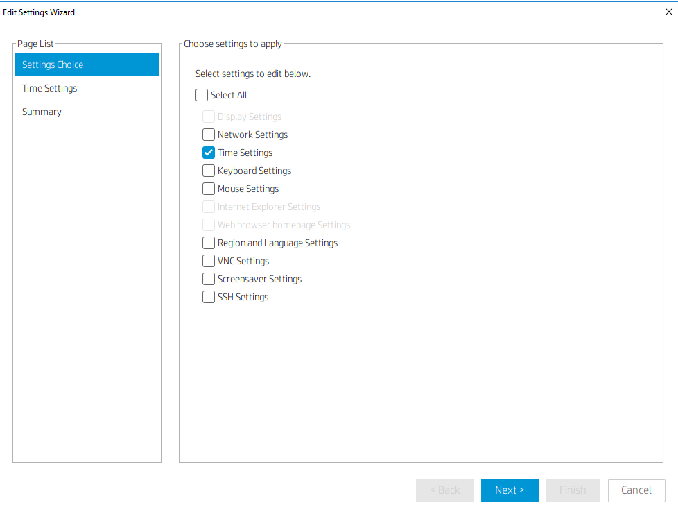 HP ThinPro updates/installs 