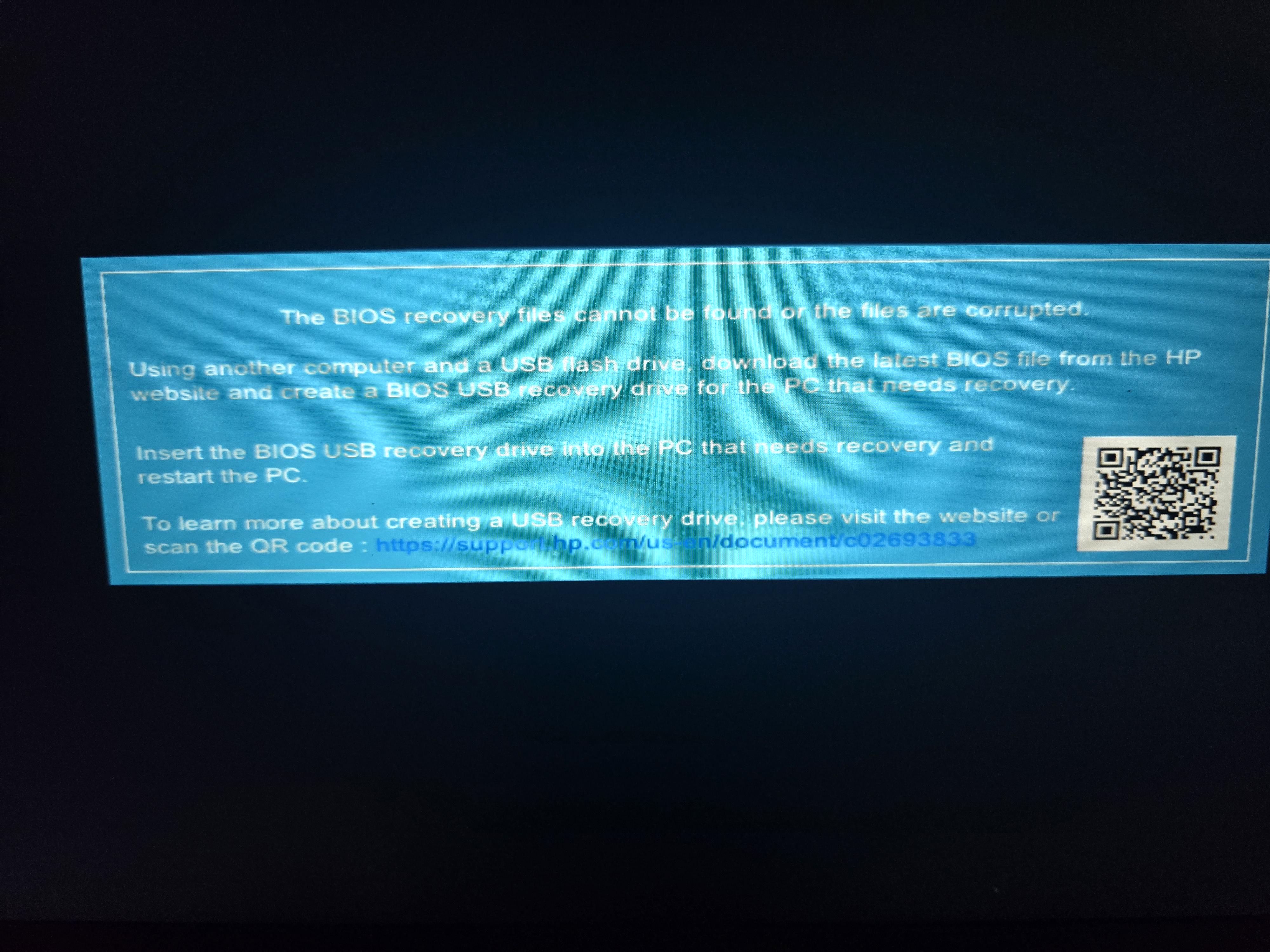 Victus laptop cloud recovery failed - HP Support Community - 9504346