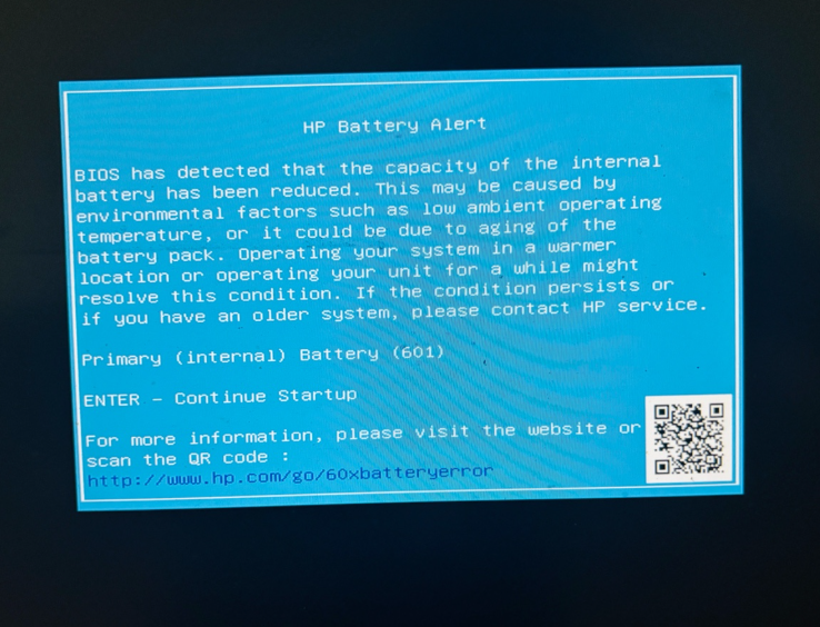HP Victus 15 — Battery Error (601) and “Very Weak” Battery S... - HP ...