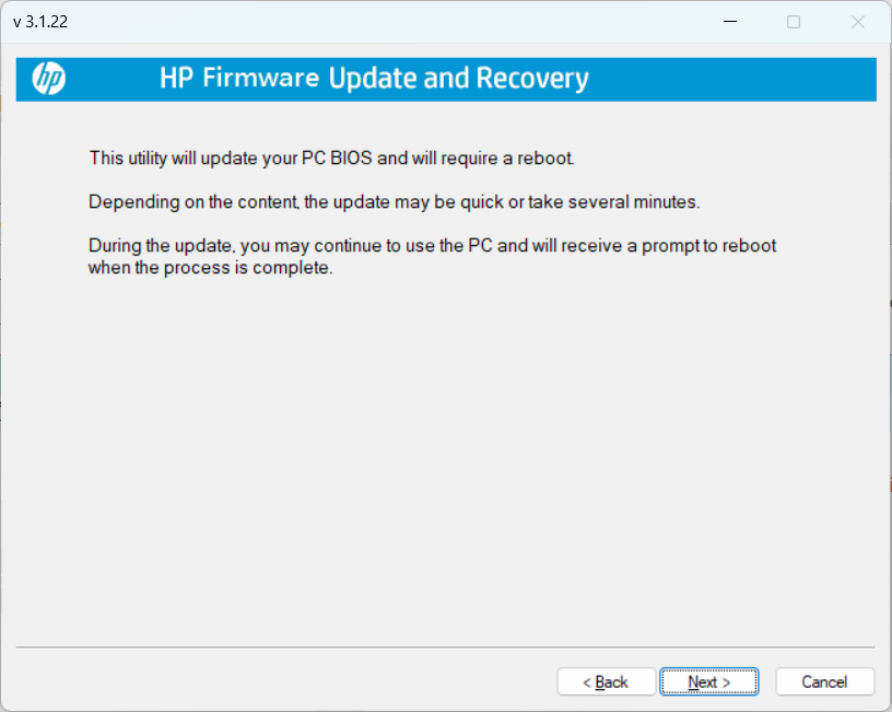 Solved: Error when trying to update BIOS - HP Support Community - 9515136