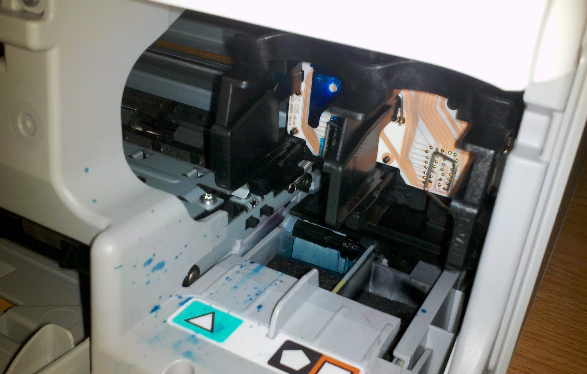 Очистка сопел принтера