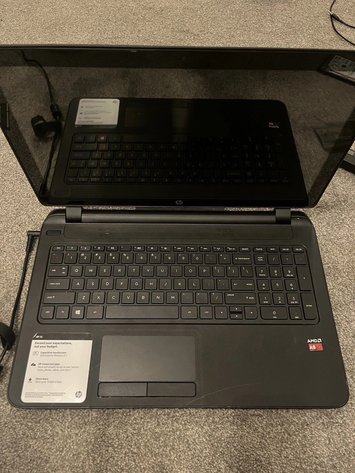 what model is a HP 15 TPN-Q132 and blinking light code - HP
