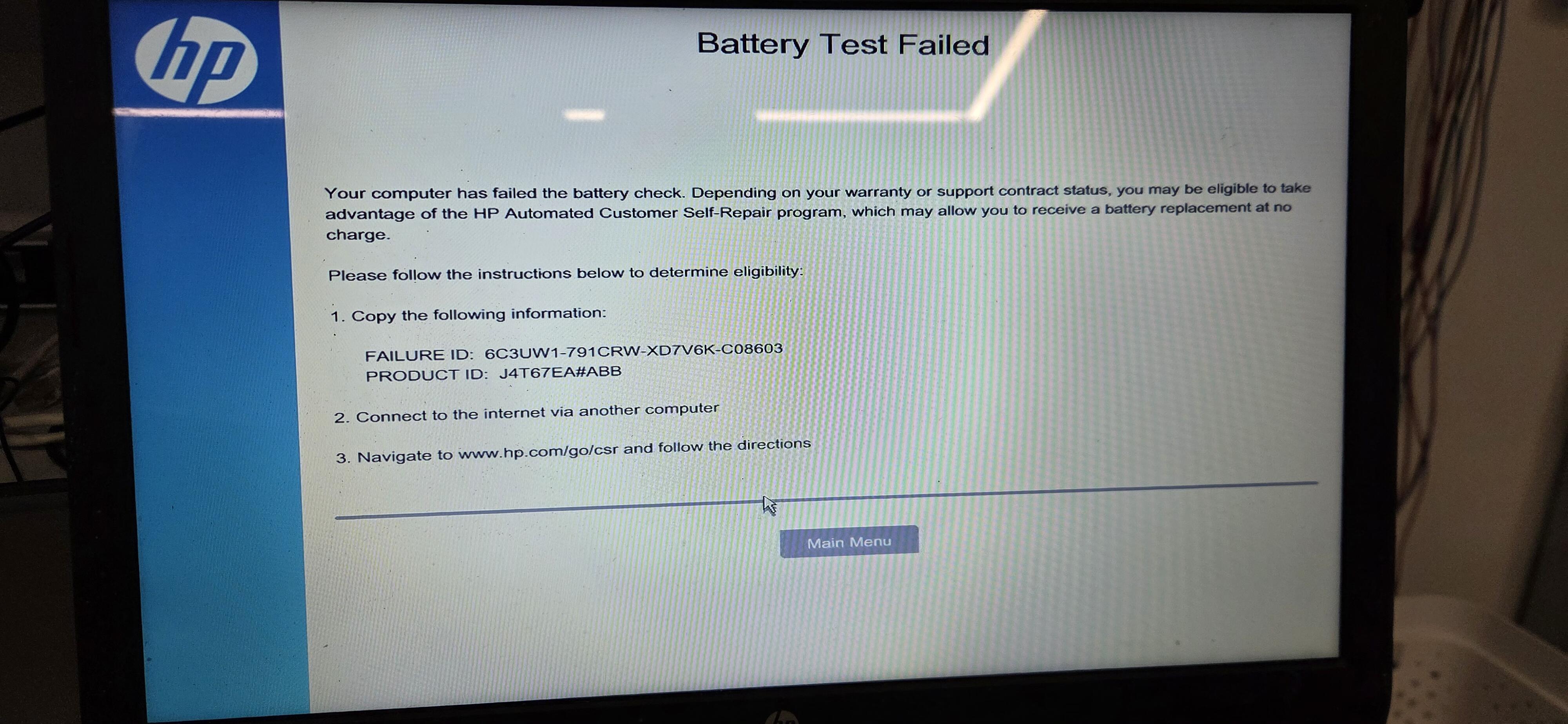 Battery issue - HP Support Community - 9536116