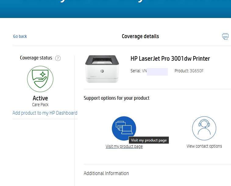 Contact HP - cannot register product - HP Support Community - 9539255