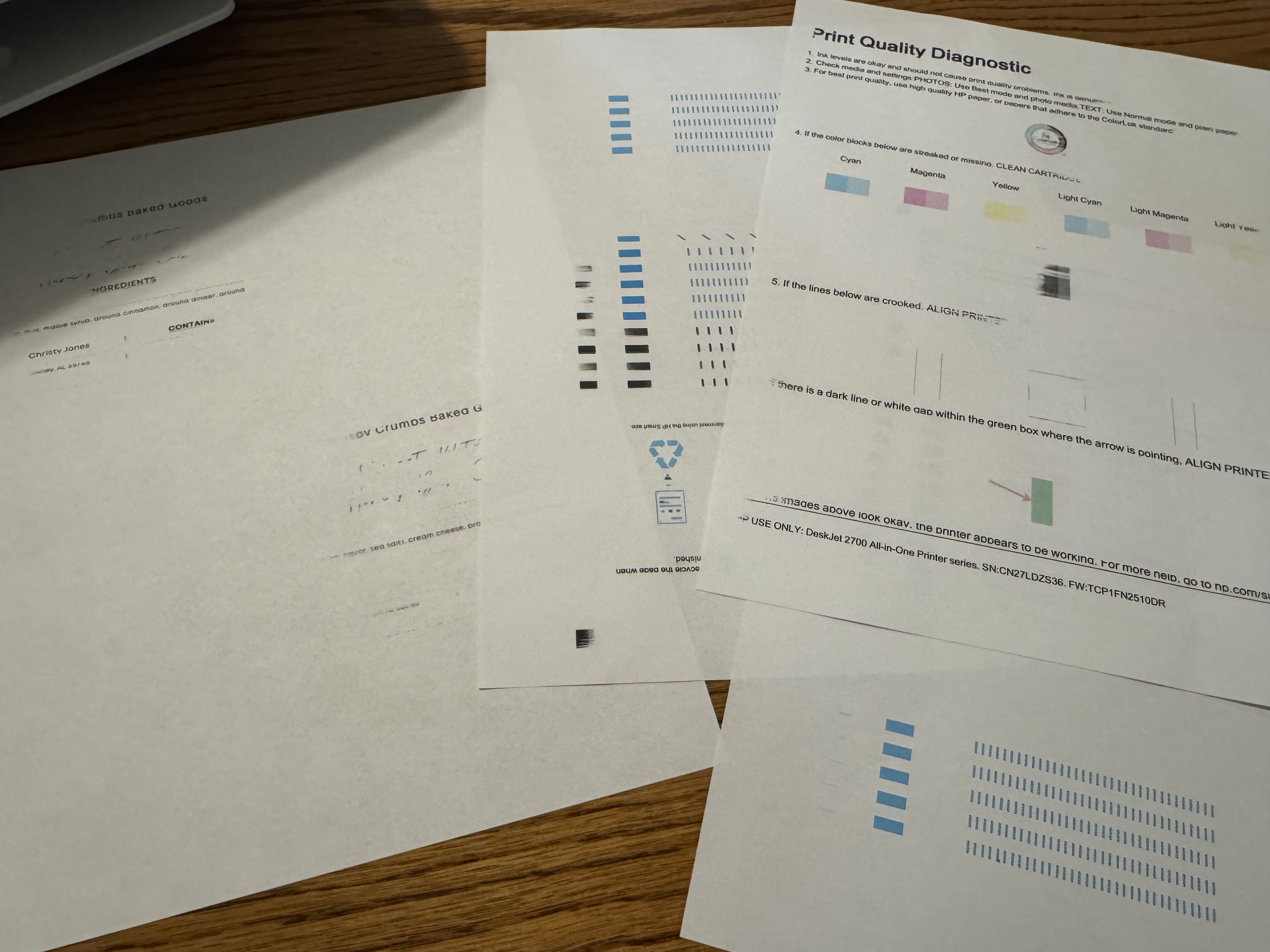 Ink issues - HP Support Community - 9543868