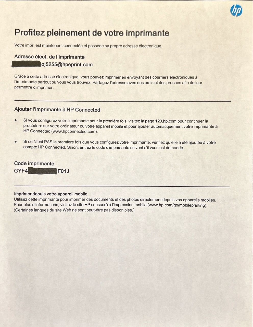 My printer is connected to my router by wifi, but in Instant... - HP ...