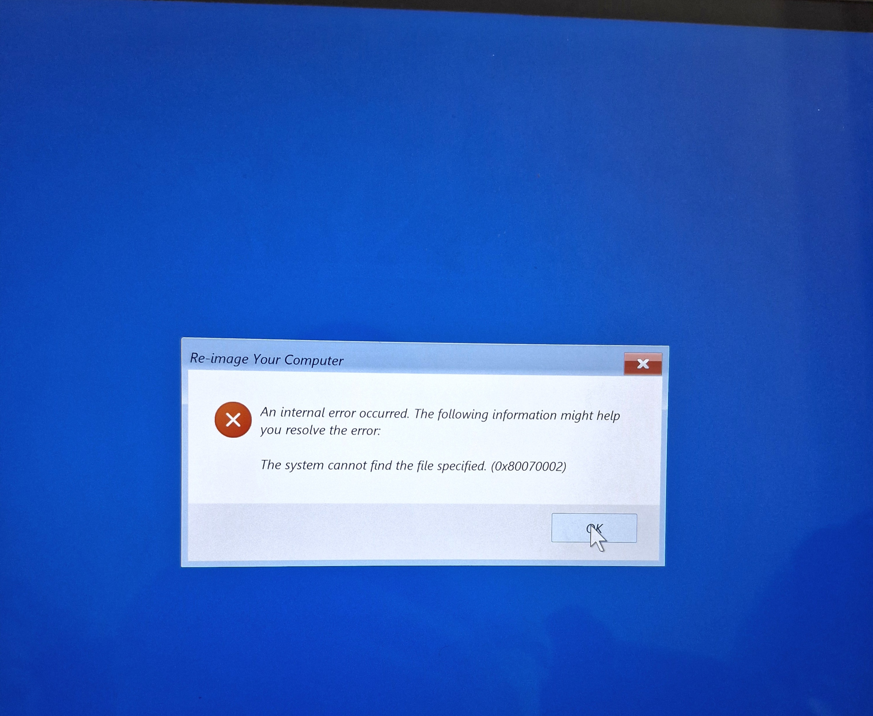 Solved: Error message - HP Support Community - 9555161