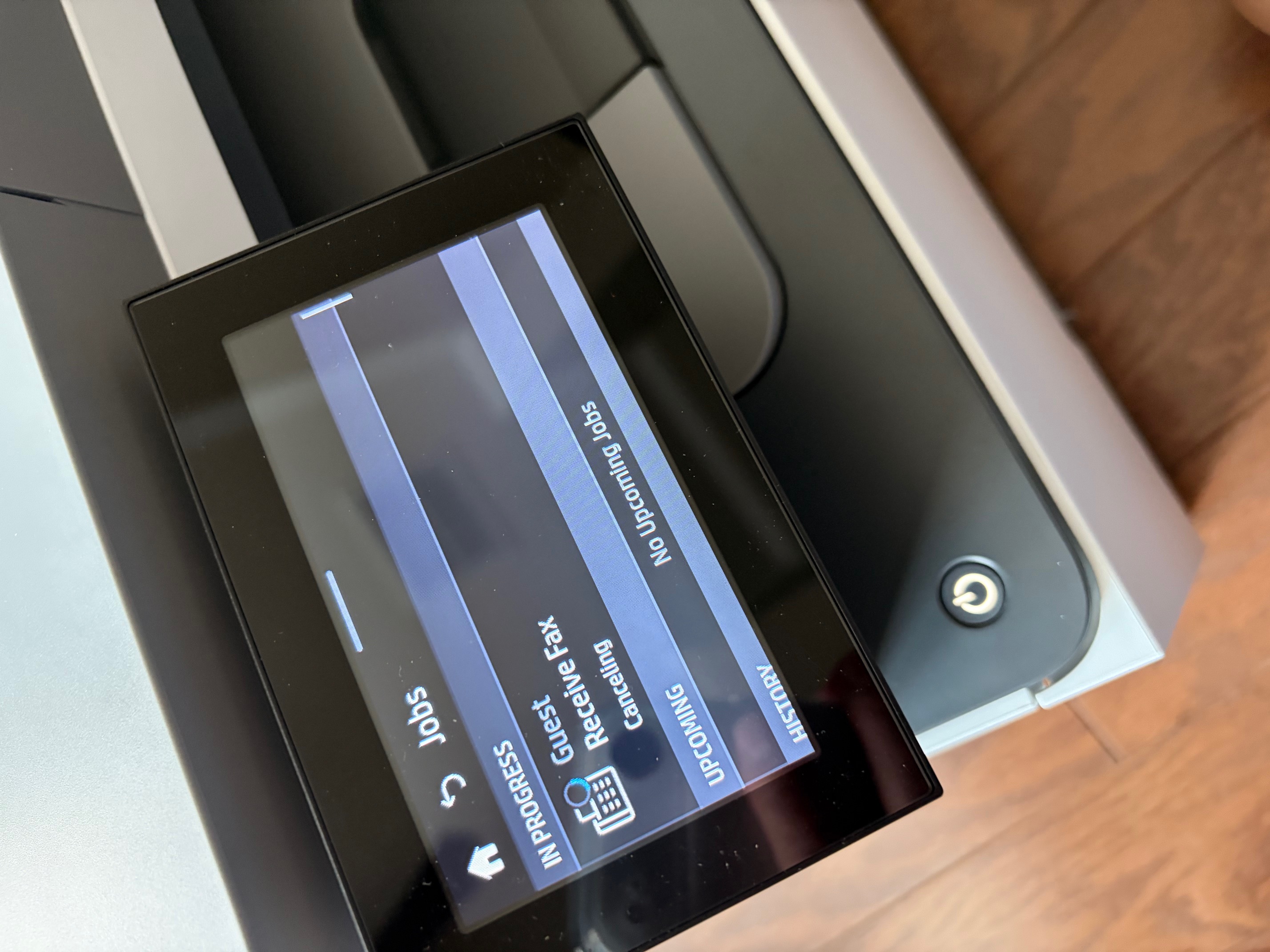 Unable to clear fax queue, keeps printing the same fax after... - HP ...