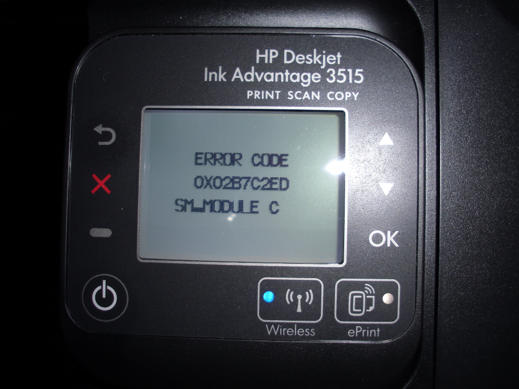 lejer Jeg vasker mit tøj Settlers Solved: Problem with HP Deskjet Ink Advantage 3515 printer - HP Support  Community - 2287833