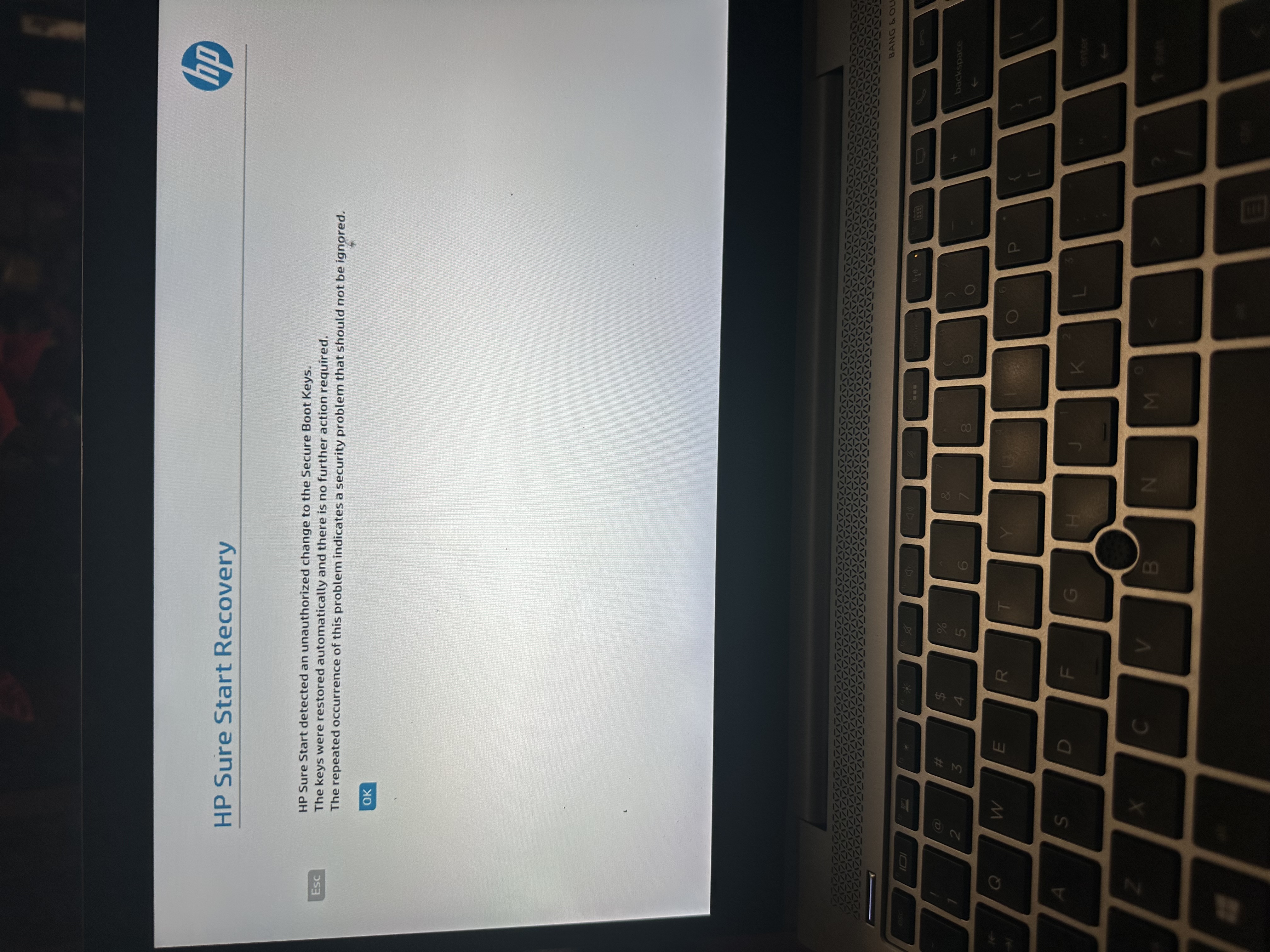 Have a hp elitebook g5 boot issue - HP Support Community - 9571113