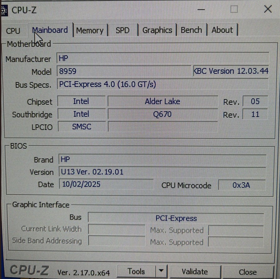 HP PROONE 440 G9 BIOS version 02.19.01 (factory installed on... - HP ...