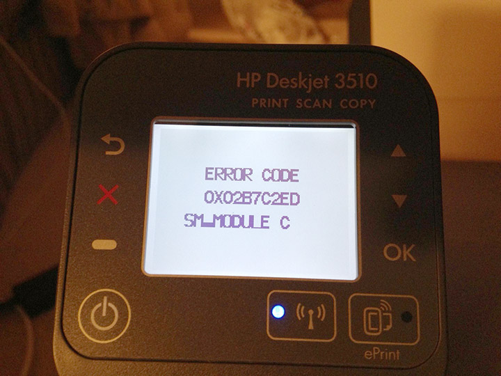 Solved: Problem with HP Deskjet Ink Advantage 3515 printer - HP Support  Community - 2287833